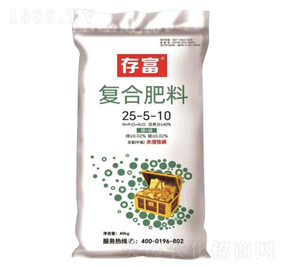 高端復合肥料25-5-10-存富-科尖生物